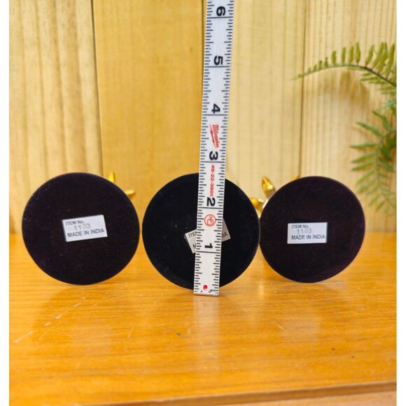 Vintage Brass Pineapple Candle Holders - Picture 9 of 11